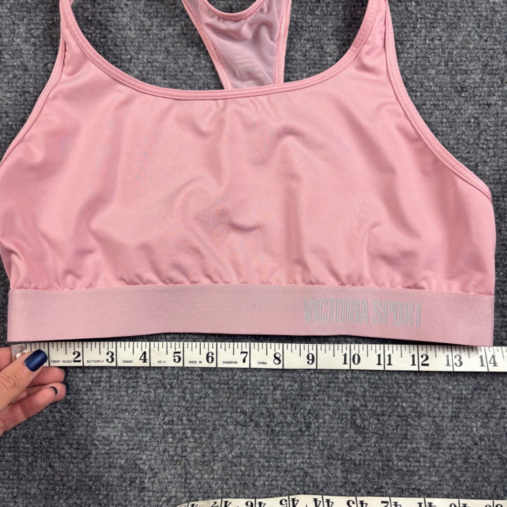 VICTORIA SPORT The Player by Victoria’s Secret Pink Racerback Sport Bra size: XL - Picture 5 of 7